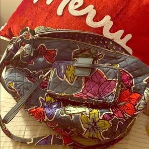 Vera Bradley bag and matching wallet